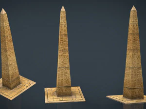 obelisco Modelo 3D