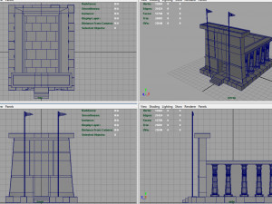 egyptian temple Modello 3D