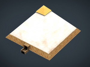 egyptian pyramid 3D Model