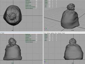 winter hat 3 3D Model
