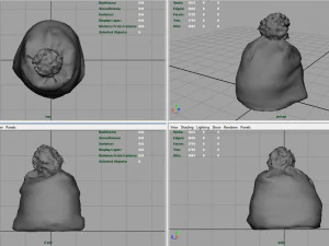 winter hat 3 3D Model