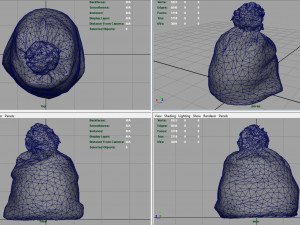 winter hat 3 3D Model