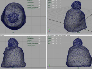 winter hat 3 3D Model