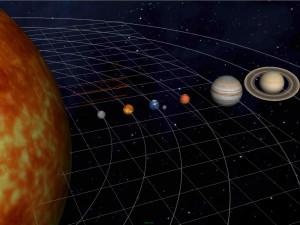 solar system 3D 모델