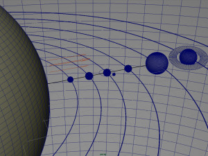 solar system 3D 모델
