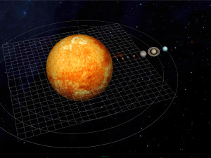 solar system 3D 모델