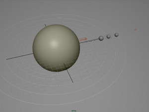 solar system 3D 모델
