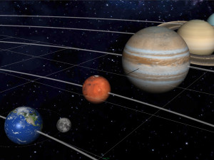 solar system 3D 모델