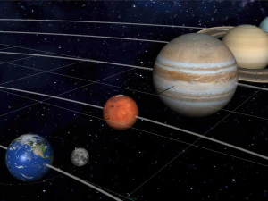 solar system 3D Model