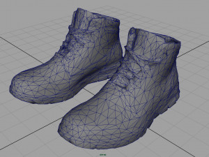 leather boots 3 Modelo 3D