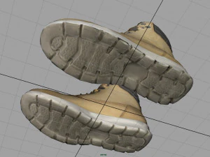 leather boots 3 3D Model
