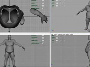 fat zombie Modelo 3D