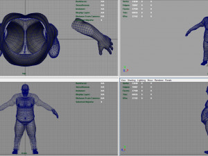 fat zombie Modelo 3D