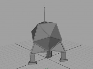 sci-fi colony building 3D Model