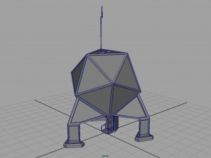 sci-fi colony building 3D Model