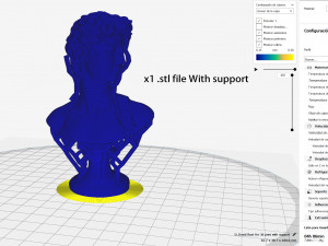 david bust for 3d print 3d print model 3D प्रिंट मॉडल