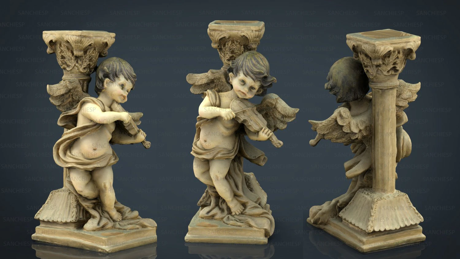 anjo 9 Modelo 3D .c4d .max .obj .3ds .fbx .stl .blend 