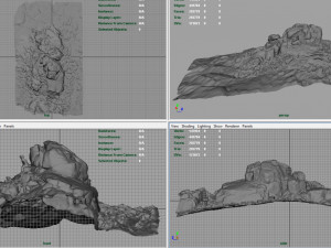 mountain rocks 7 3D Model