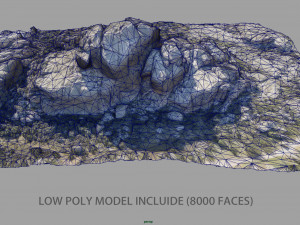 mountain rocks 7 3D Model