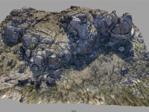 skały g&oacute;rskie 8 Model 3D