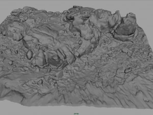 skały g&oacute;rskie 8 Model 3D