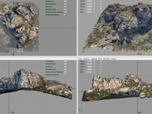 mountain rocks 8 3D 모델