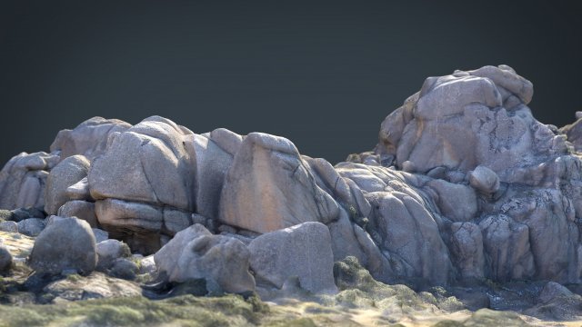 mountain rocks 8 3D 모델 .c4d .max .obj .3ds .fbx .stl .blend 