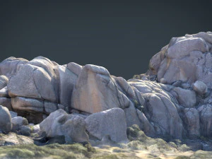 skały g&oacute;rskie 8 Model 3D