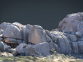 mountain rocks 8 Model 3D