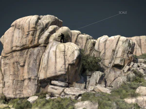 mountain rocks 9 3D Model