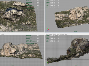 mountain rocks 9 Model 3D