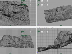mountain rocks 9 Model 3D