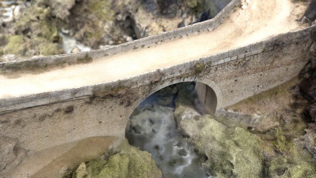 medieval bridge 2 3D Model .c4d .max .obj .3ds .fbx .stl .blend 
