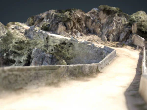 ponte medievale 2 Modello 3D