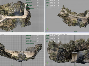 medieval bridge 2 3D Model