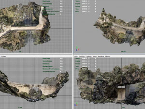 ponte medievale 2 Modello 3D