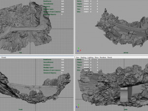 medieval bridge 2 3D Model