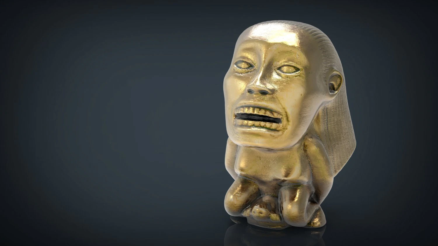 indiana jones fertility idol statue 3D Model .c4d .max .obj .3ds .fbx .stl .blend 