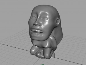 indiana jones fertility idol statue Model 3D