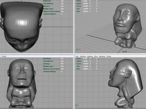 indiana jones fertility idol statue Model 3D