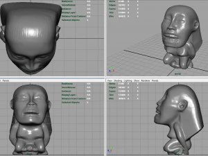 indiana jones fertility idol statue 3D Model