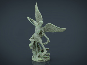 saint michael the archangel 3D Model