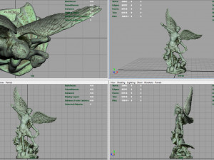 saint michael the archangel Modelo 3D