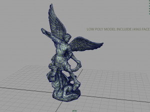 saint michael the archangel Modelo 3D