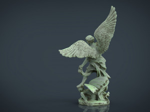 saint michael the archangel Modelo 3D
