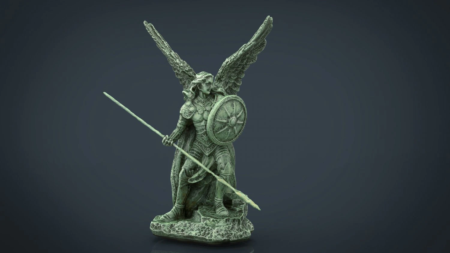 saint raphael the archangel 3D Model .c4d .max .obj .3ds .fbx .stl .blend