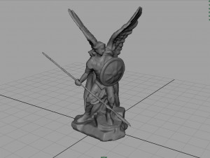 saint raphael the archangel 3D 모델