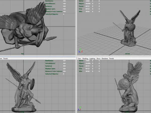 saint raphael the archangel 3D Model