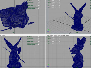 saint raphael the archangel 3D 모델