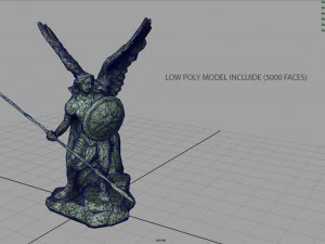 saint raphael the archangel 3D Model